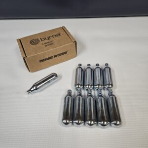 Byrna 8 Gram Co2 Cartridge + oiler (10 count)